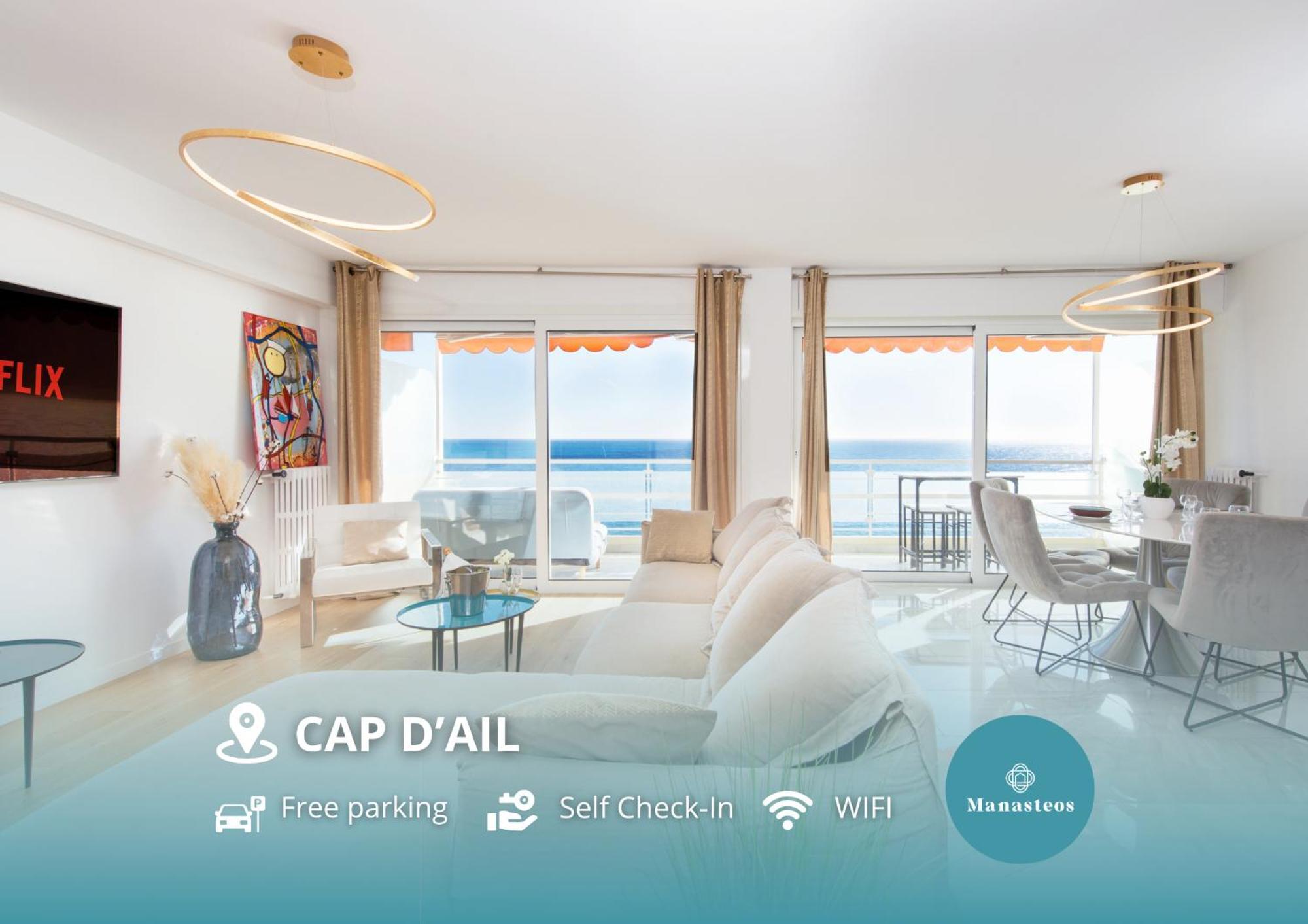 Luxueux - Terrasse Vue Mer - Parking Prive - Bo Saint-Antoine  المظهر الخارجي الصورة